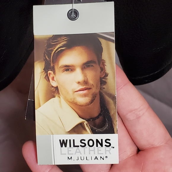 Wilson leather jacket m.julian XL Nwt black - Picture 2 of 8